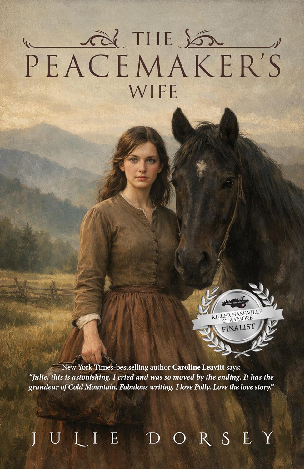 Romance histórico de mistério, a esposa do pacificador, de Julie Dorsey, está ao vivo!